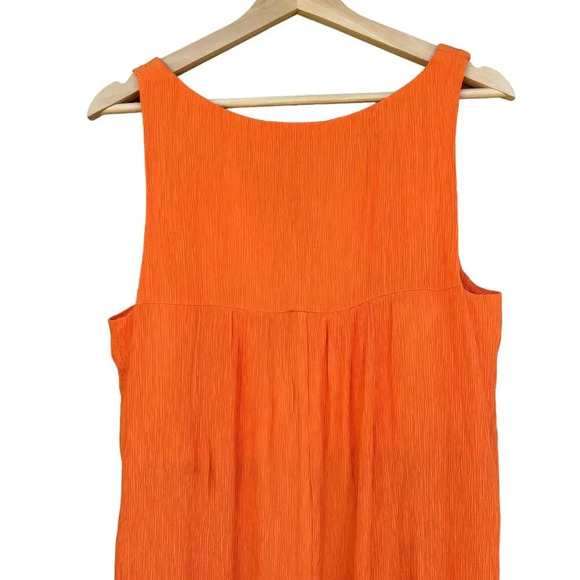 NWT Everlane Naia Ripple Tank Dress in Tumeric Size Medium - Picture 8 of 9